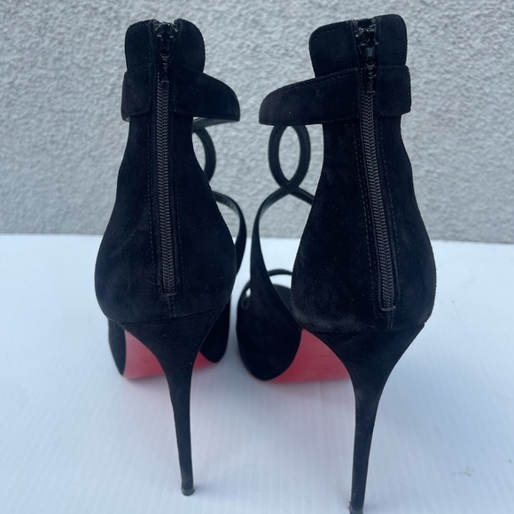 Christian Louboutin ROSIE 120 VEAU VELOURS PAT Heels - Picture 14 of 16